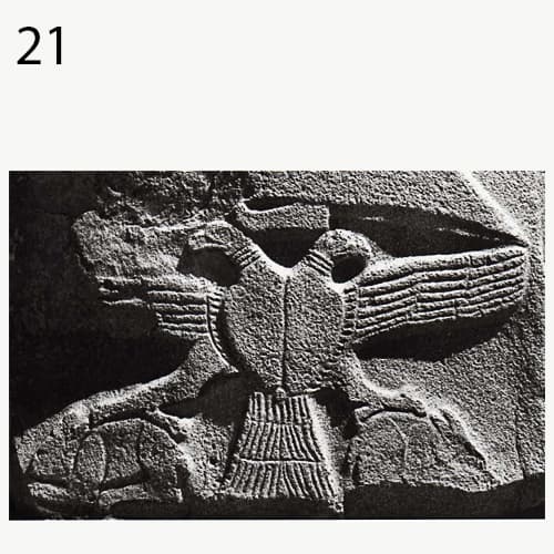 نماد شاهین دو سر بر ورودی دروازه شیران- هیتی ها